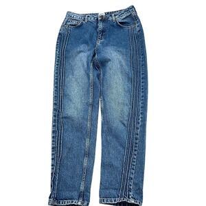 BDG Urban Outfitters Jeans 30W 32L‎ Blue Mom Raised Seam High Rise Turkish